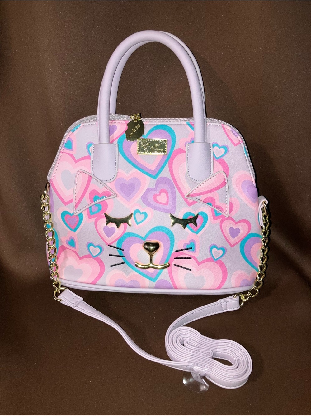 Betsey Johnson Cat Satchel Handbag
